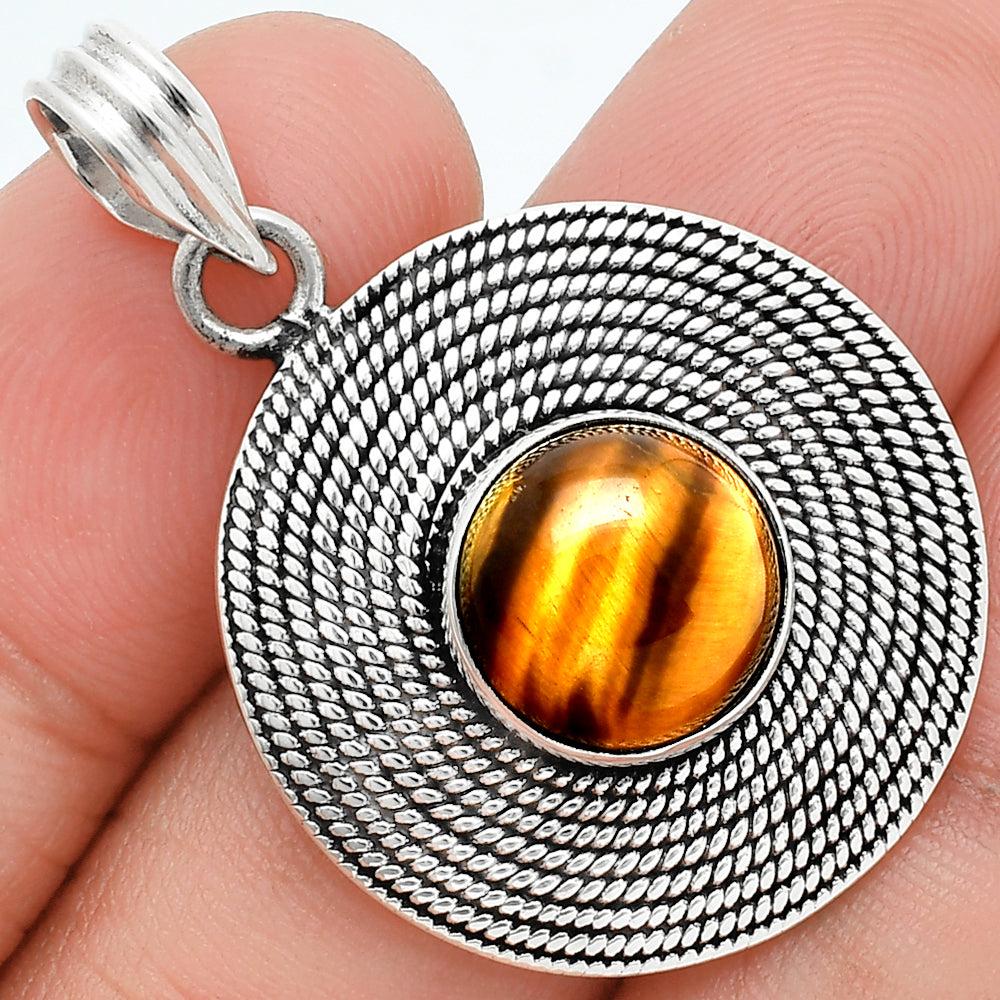 Natural Tiger Eye - Africa Pendant P-1354 SDP157552