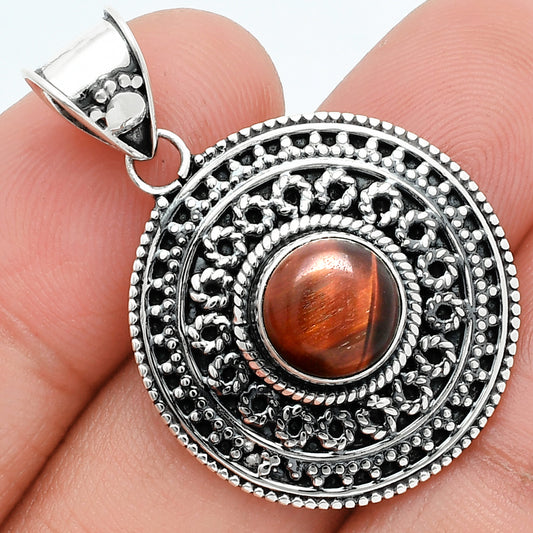 Natural Red Tiger Eye Pendant P-1214 SDP157555