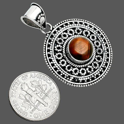Natural Red Tiger Eye Pendant P-1214 SDP157555