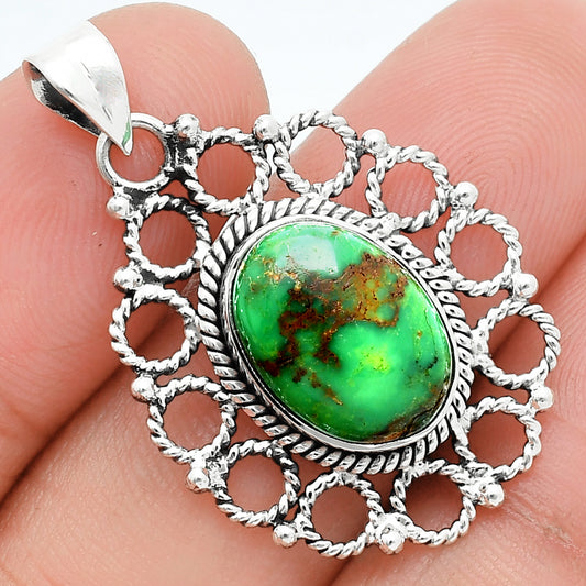 Green Mohave Turquoise - Arizona Pendant P-1009 SDP157563