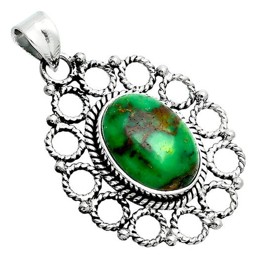 Green Mohave Turquoise - Arizona Pendant P-1009 SDP157563