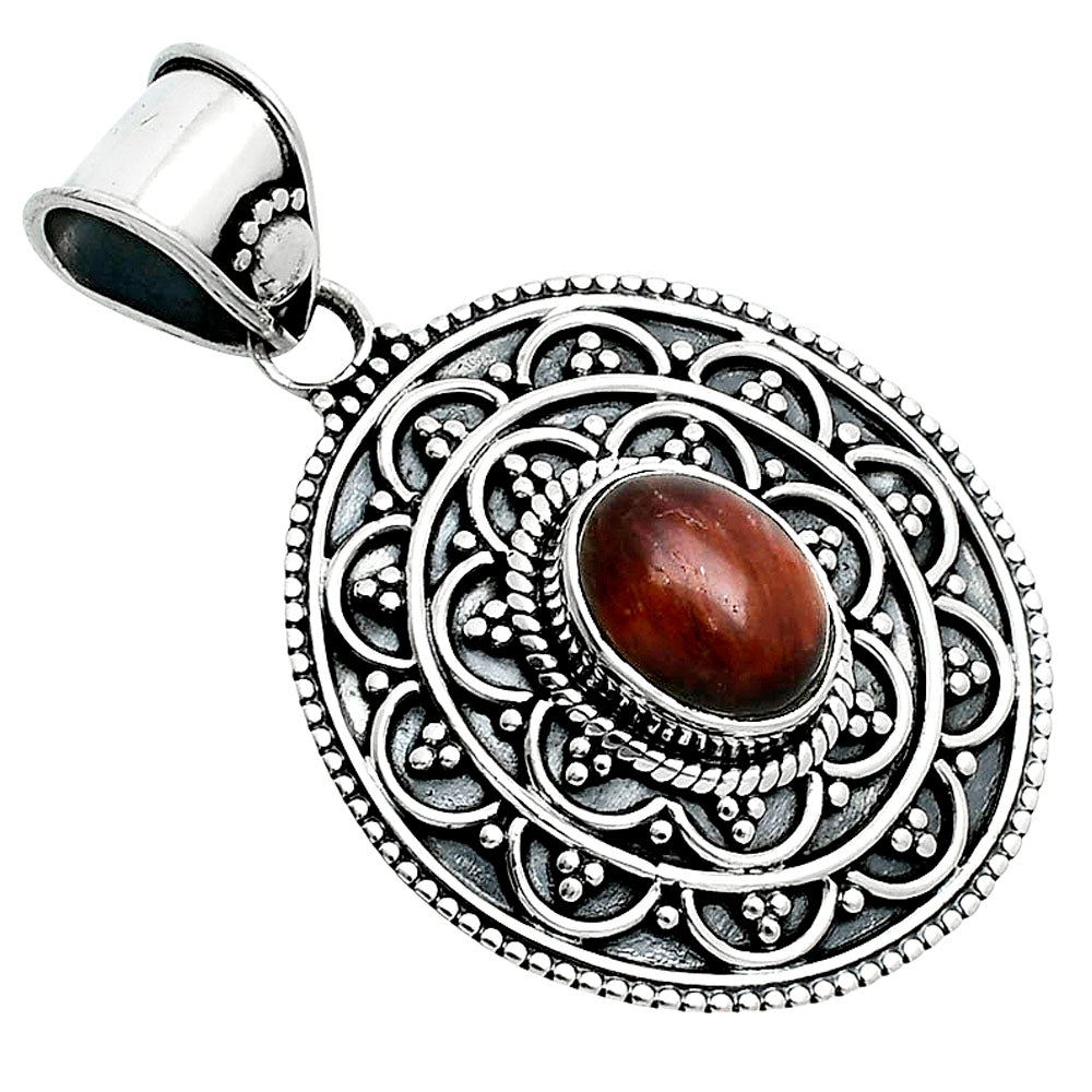 Natural Red Tiger Eye Pendant P-1214 SDP157569