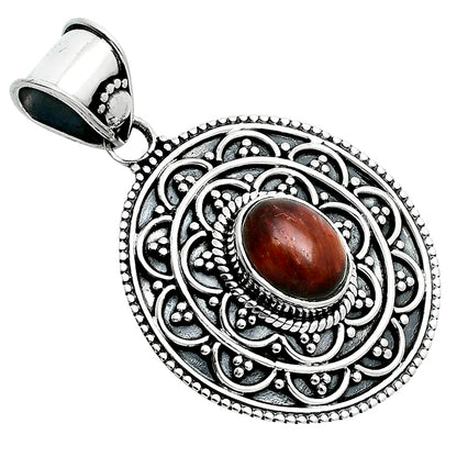 Natural Red Tiger Eye Pendant P-1214 SDP157569