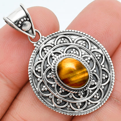 Natural Tiger Eye - Africa Pendant P-1214 SDP157570