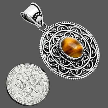 Natural Tiger Eye - Africa Pendant P-1214 SDP157570