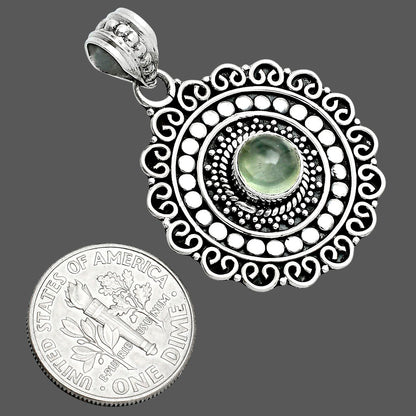 Natural Prehnite Pendant P-1214 SDP157572