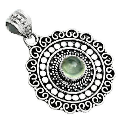 Natural Prehnite Pendant P-1214 SDP157572