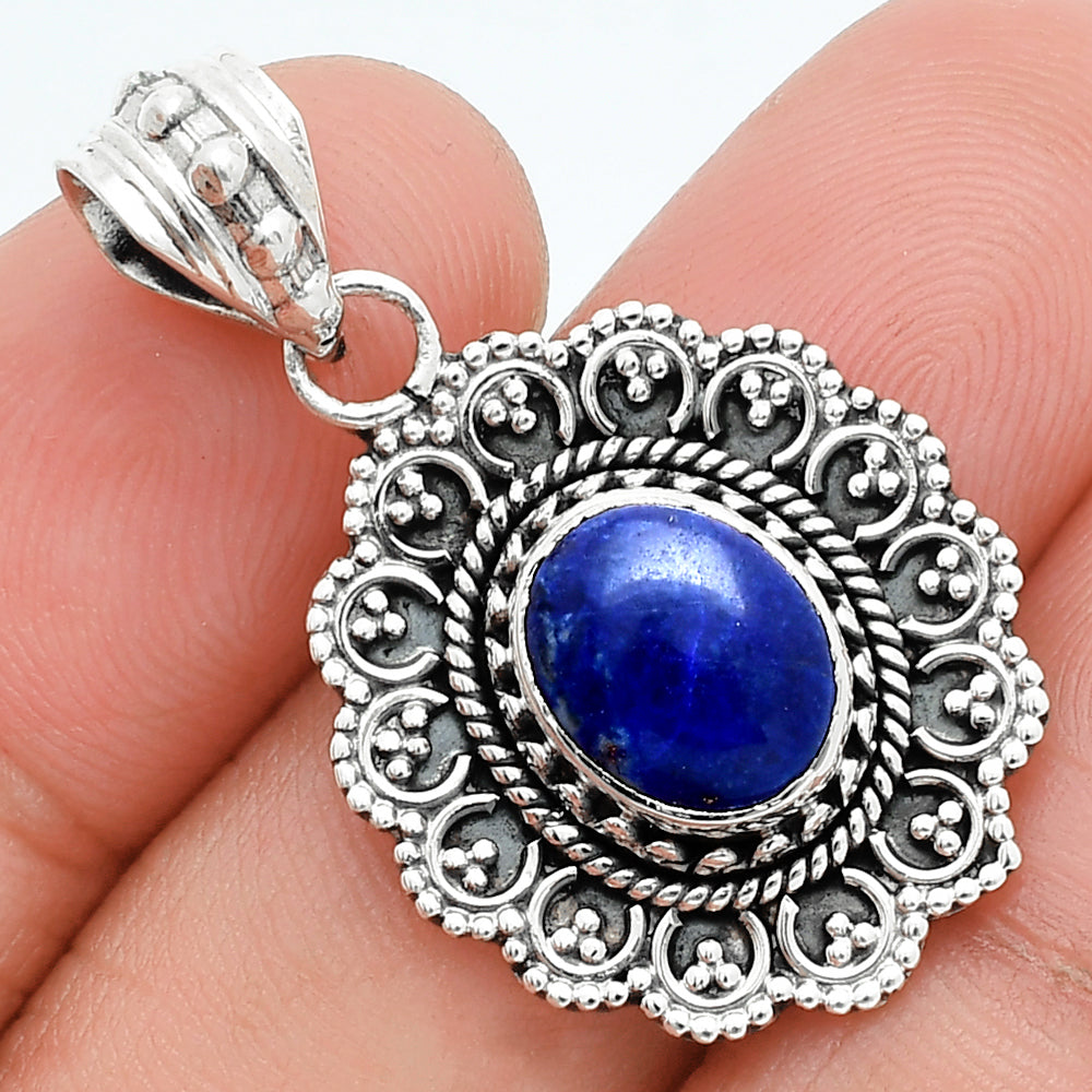 Natural Lapis Lazuli - Afghanistan Pendant P-1214 SDP157580