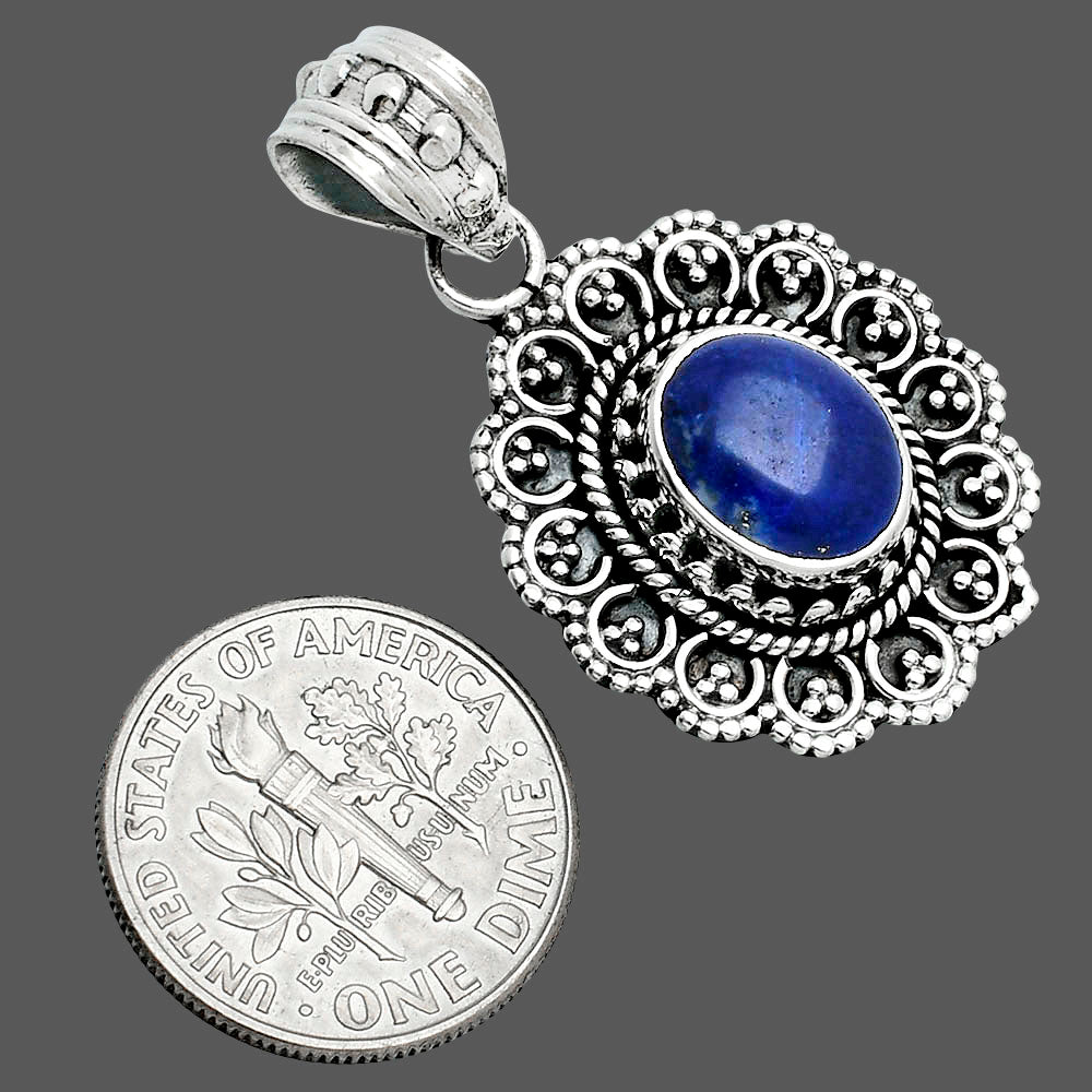 Natural Lapis Lazuli - Afghanistan Pendant P-1214 SDP157580