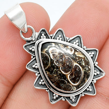 Natural Turtella Jasper - USA Pendant P-1611 SDP157586