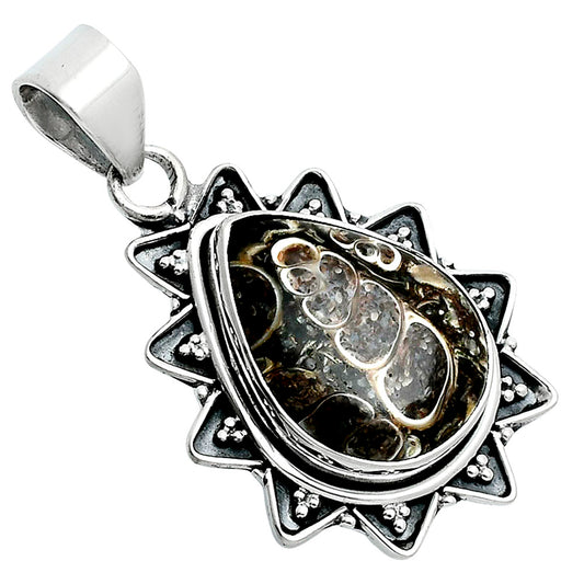Natural Turtella Jasper - USA Pendant P-1611 SDP157586