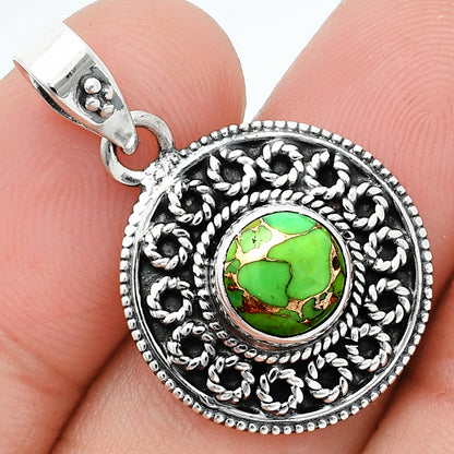 Copper Green Turquoise - Arizona Pendant P-1214 SDP157593