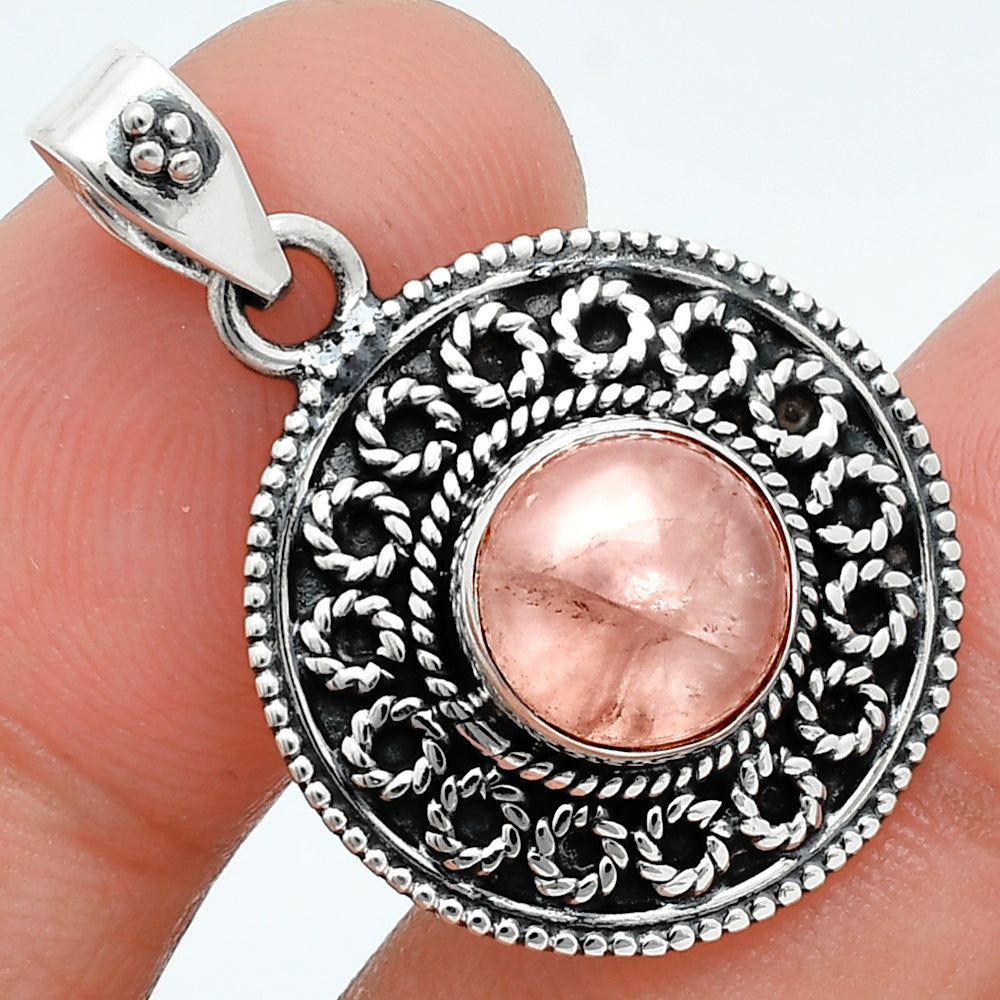 Natural Rose Quartz - Madagascar Pendant P-1214 SDP157597