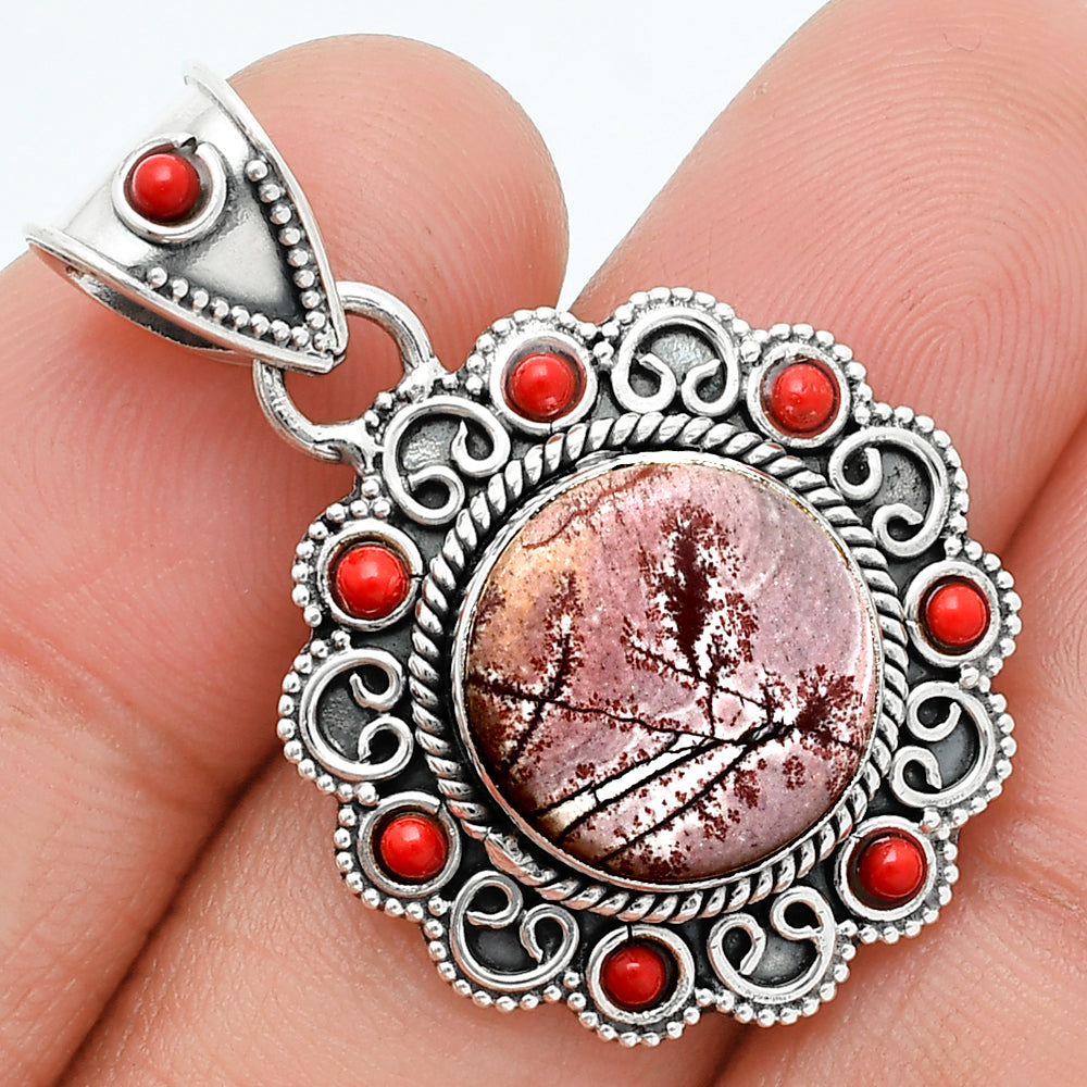 Natural Sonora Dendritic & Coral Pendant P-1144 SDP157604