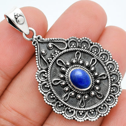 Natural Lapis Lazuli - Afghanistan Pendant P-1214 SDP157607