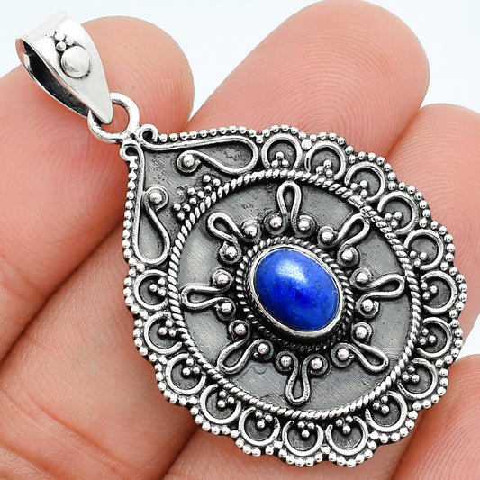 Natural Lapis Lazuli - Afghanistan Pendant P-1214 SDP157608
