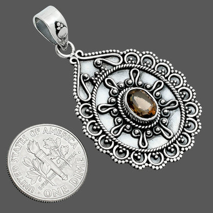 Natural Smoky Quartz - Brazil Pendant P-1214 SDP157611