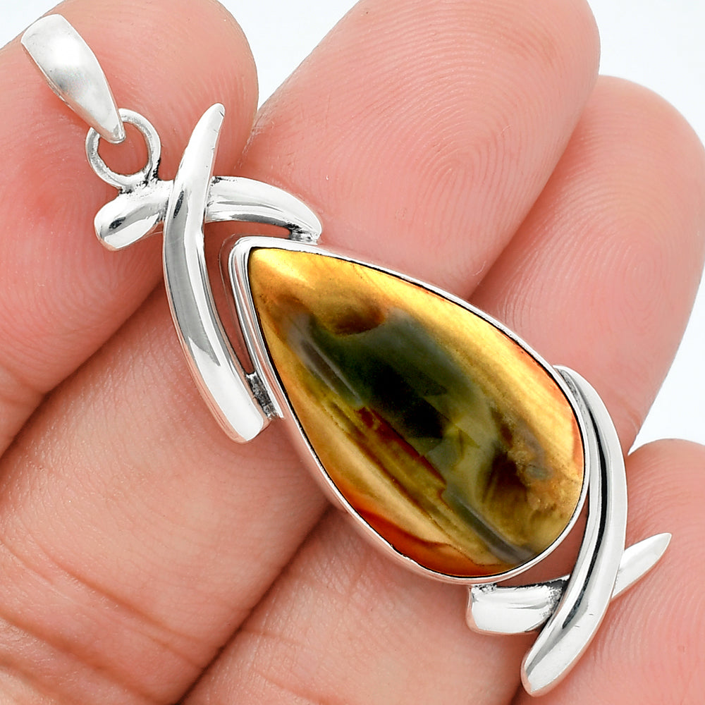 Natural Imperial Jasper - Mexico Pendant P-1428 SDP157617