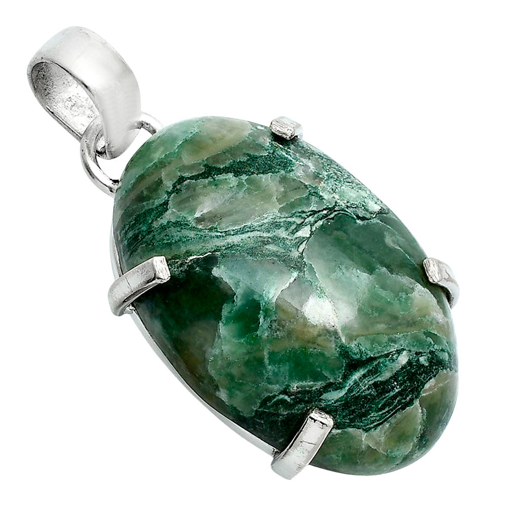 Natural Green Fuchsite Pendant P-1162 SDP157619