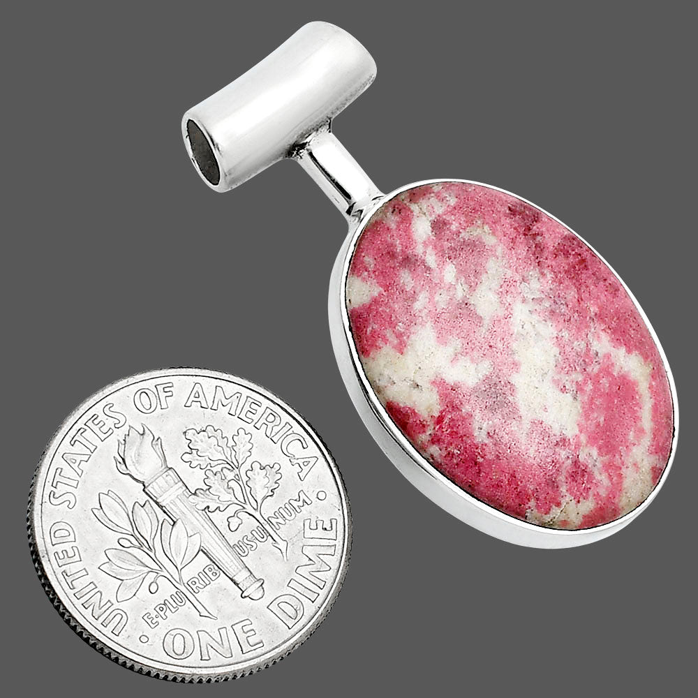 Natural Pink Thulite - Norway Pendant P-1632 SDP157622
