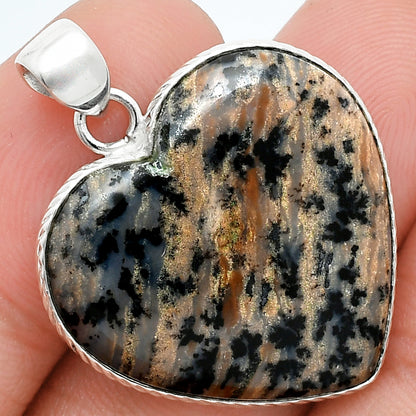 Natural Russian Honey Dendrite Opal Pendant P-1053 SDP157623