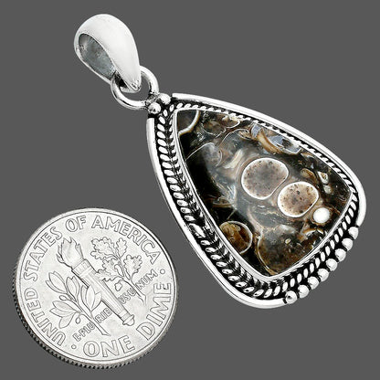 Natural Turtella Jasper - USA Pendant P-1511 SDP157636