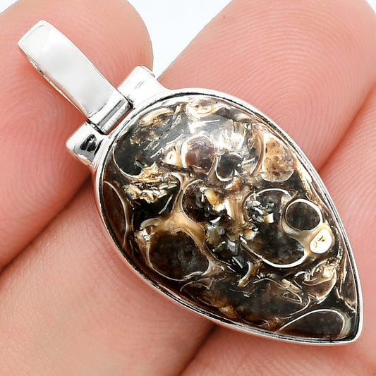 Natural Turtella Jasper - USA Pendant P-1151 SDP157640