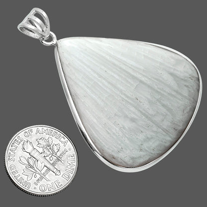 Natural White Scolecite Pendant P-1001 SDP157644