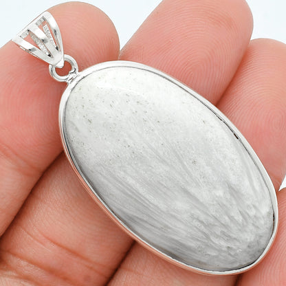 Natural White Scolecite Pendant P-1001 SDP157645