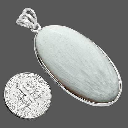 Natural White Scolecite Pendant P-1001 SDP157645