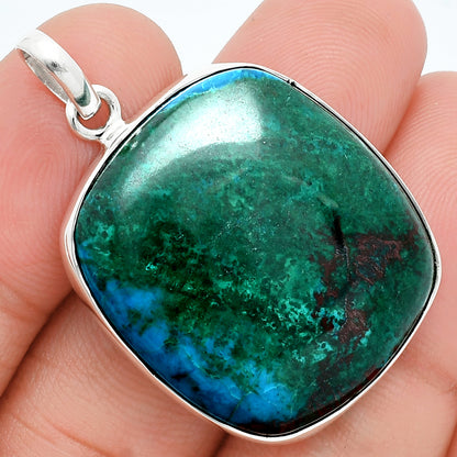 Natural Azurite Chrysocolla Pendant P-1001 SDP157668