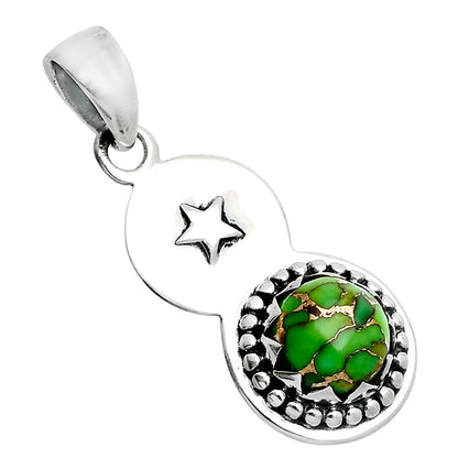 Copper Green Turquoise - Arizona Pendant P-1404 SDP157676