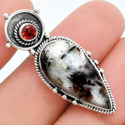 Astrophyllite - Russia & Garnet Pendant P-1438 SDP157678