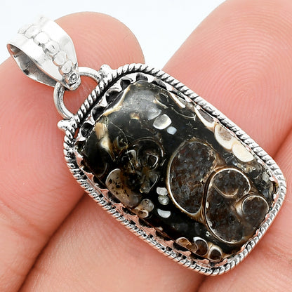 Natural Turtella Jasper - USA Pendant P-1515 SDP157682
