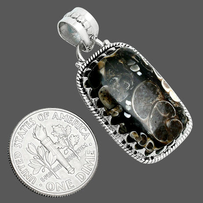 Natural Turtella Jasper - USA Pendant P-1515 SDP157682