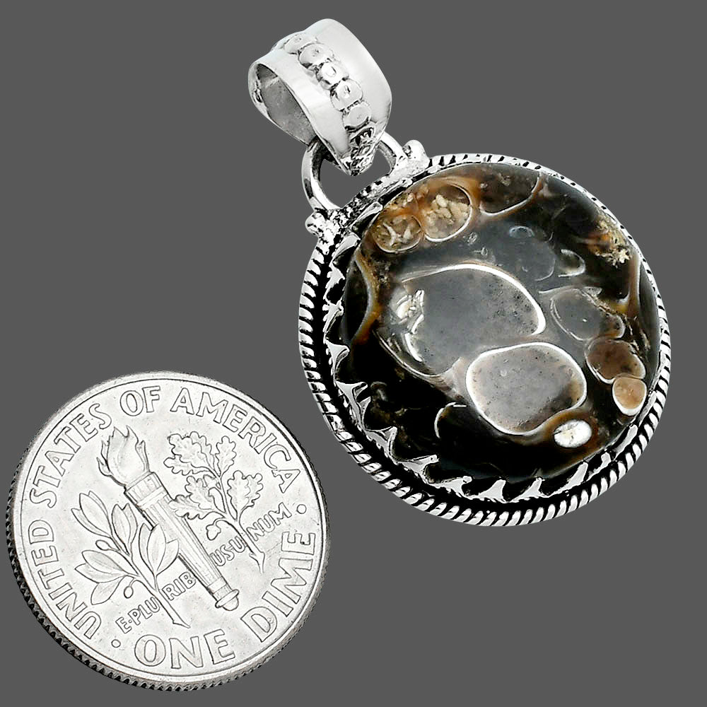 Natural Turtella Jasper - USA Pendant P-1515 SDP157683