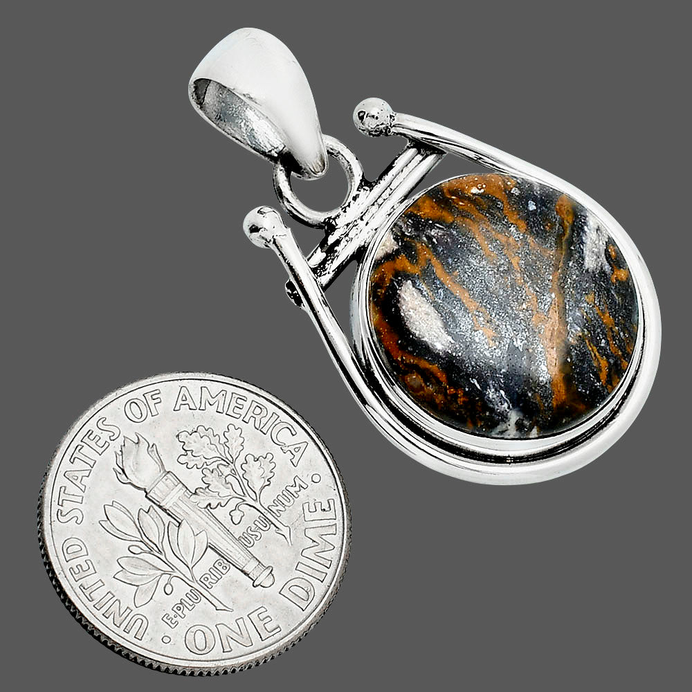 Natural Indian Blanket Jasper Pendant P-1604 SDP157688