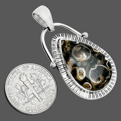 Natural Turtella Jasper - USA Pendant P-1367 SDP157690