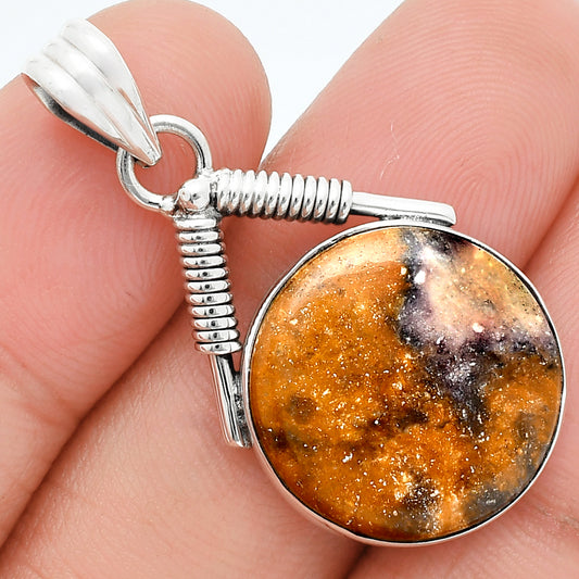 Natural Indian Blanket Jasper Pendant P-1600 SDP157700
