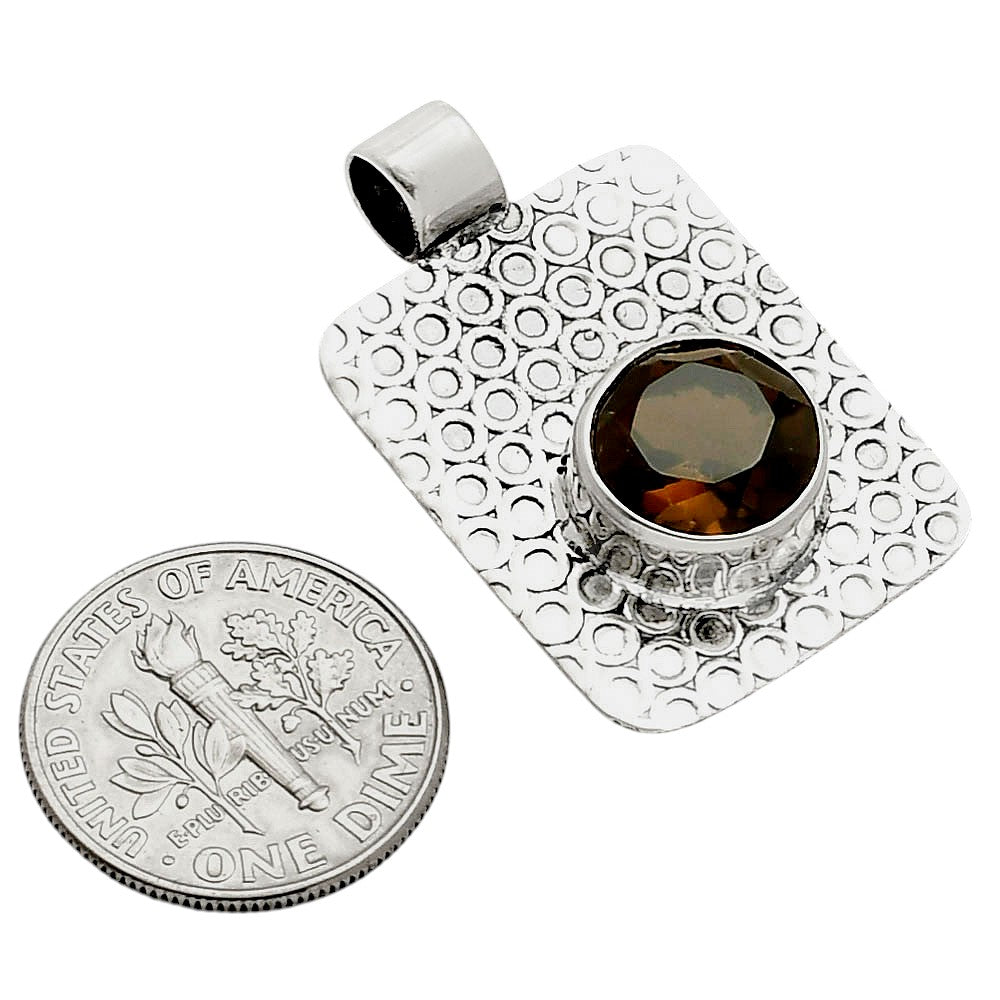 Smoky Quartz Pendant P-1674 SDP157755