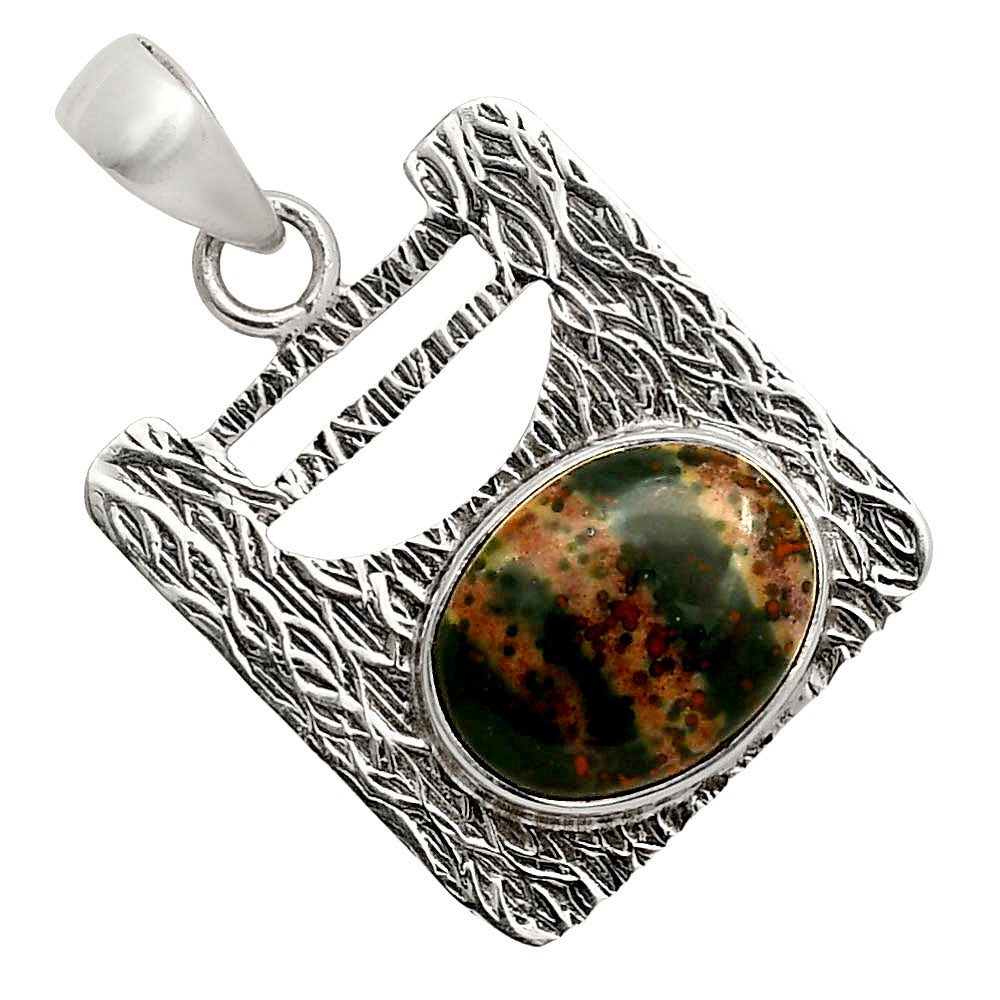 Blood Stone Pendant P-1470 SDP157767