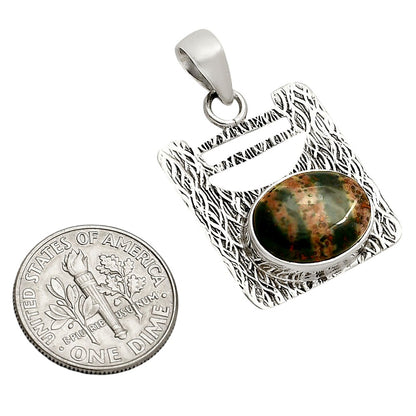 Blood Stone Pendant P-1470 SDP157767
