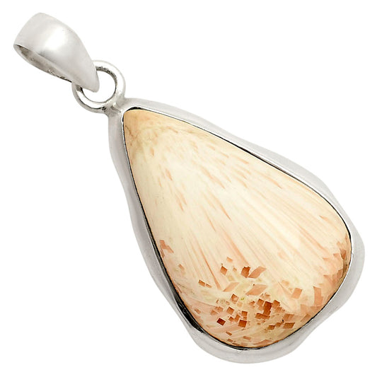 Orange Scolecite Pendant P-1110 SDP157774