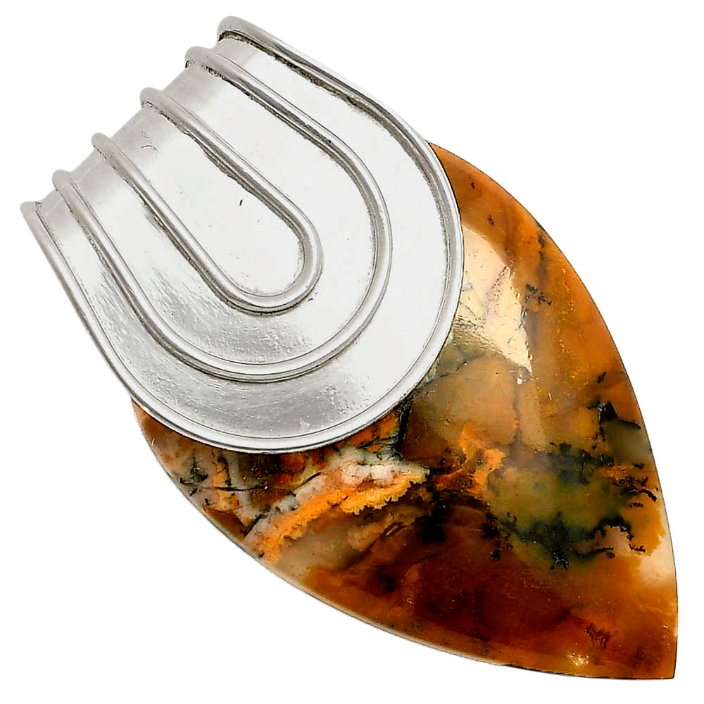Amethyst Sage Agate Pendant P-1584 SDP157778