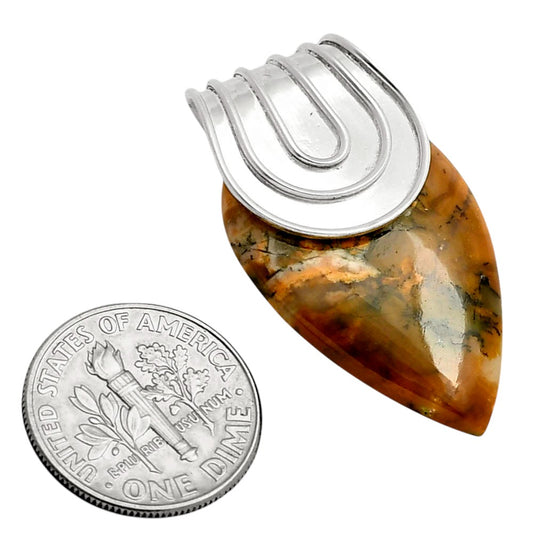 Amethyst Sage Agate Pendant P-1584 SDP157778