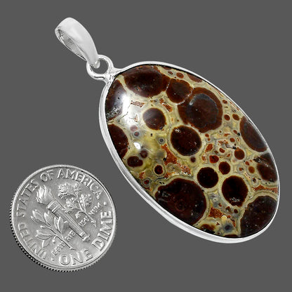 Natural Poppy Jasper Pendant P-1001 SDP157864