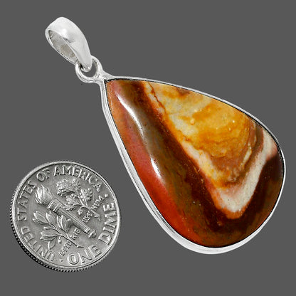 Natural Polygram Jasper Pendant P-1001 SDP157893