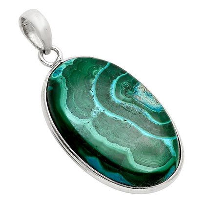 Azurite In Malachite - Morenci Mines Pendant P-1001 SDP157967