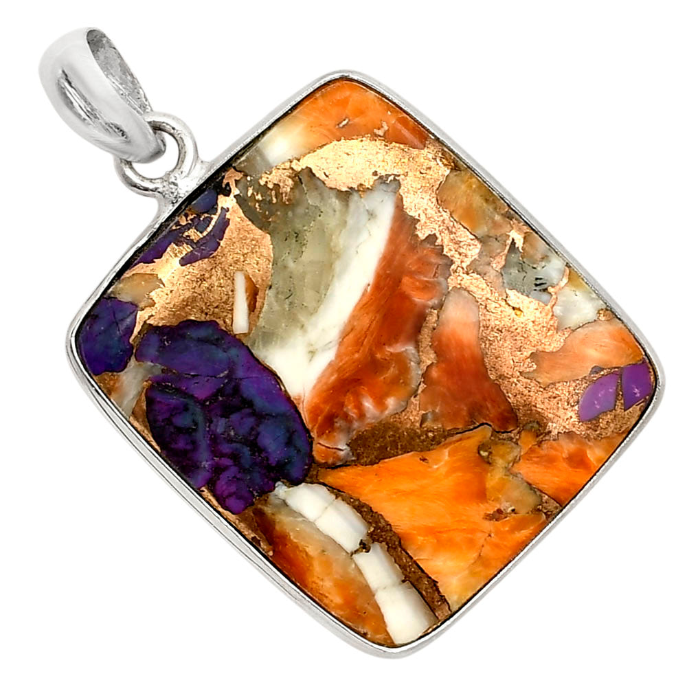 Spiny Oyster Turquoise - Arizona Pendant P-1001 SDP157995