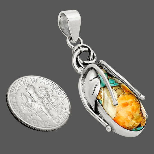 Spiny Oyster Turquoise Pendant SDP158091